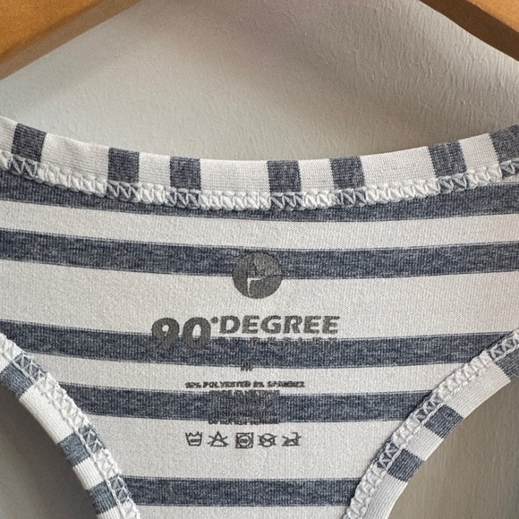 Striped Racerback Workout Tank – Women’s Activewear - Picture 2 of 6